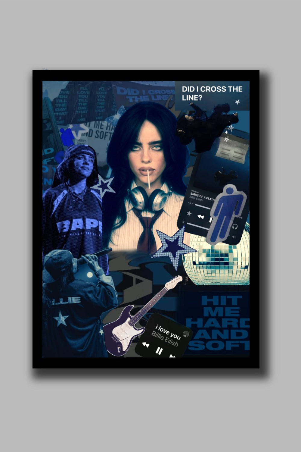 BILLIE EILISH COLLAGE FRAME